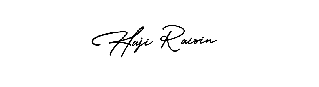 AmerikaSignatureDemo-Regular is a professional signature style that is perfect for those who want to add a touch of class to their signature. It is also a great choice for those who want to make their signature more unique. Get Haji Raisin name to fancy signature for free. Haji Raisin signature style 3 images and pictures png