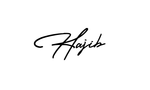 The best way (AmerikaSignatureDemo-Regular) to make a short signature is to pick only two or three words in your name. The name Hajib include a total of six letters. For converting this name. Hajib signature style 3 images and pictures png