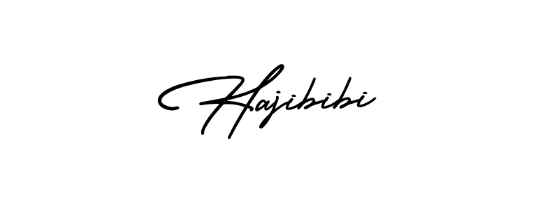 Hajibibi stylish signature style. Best Handwritten Sign (AmerikaSignatureDemo-Regular) for my name. Handwritten Signature Collection Ideas for my name Hajibibi. Hajibibi signature style 3 images and pictures png