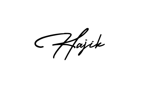 Also we have Hajik name is the best signature style. Create professional handwritten signature collection using AmerikaSignatureDemo-Regular autograph style. Hajik signature style 3 images and pictures png