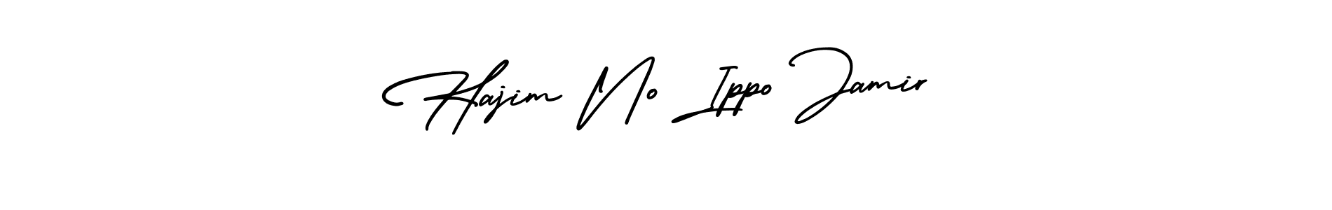 Use a signature maker to create a handwritten signature online. With this signature software, you can design (AmerikaSignatureDemo-Regular) your own signature for name Hajim No Ippo Jamir. Hajim No Ippo Jamir signature style 3 images and pictures png
