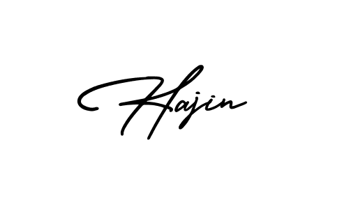 How to Draw Hajin signature style? AmerikaSignatureDemo-Regular is a latest design signature styles for name Hajin. Hajin signature style 3 images and pictures png