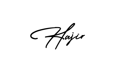Best and Professional Signature Style for Hajir. AmerikaSignatureDemo-Regular Best Signature Style Collection. Hajir signature style 3 images and pictures png