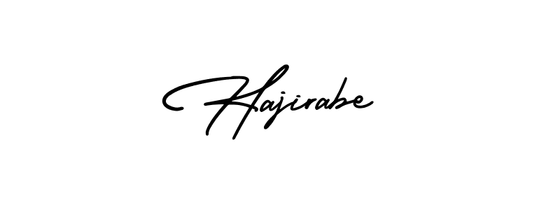Also we have Hajirabe name is the best signature style. Create professional handwritten signature collection using AmerikaSignatureDemo-Regular autograph style. Hajirabe signature style 3 images and pictures png