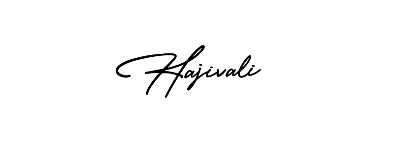 Also You can easily find your signature by using the search form. We will create Hajivali name handwritten signature images for you free of cost using AmerikaSignatureDemo-Regular sign style. Hajivali signature style 3 images and pictures png