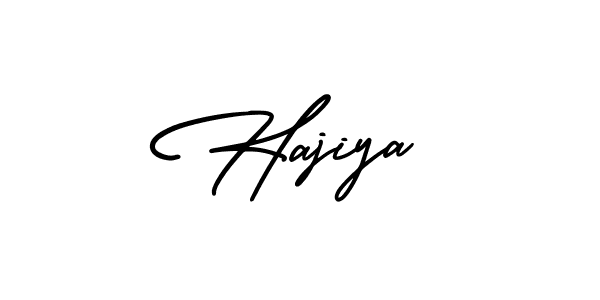 Hajiya stylish signature style. Best Handwritten Sign (AmerikaSignatureDemo-Regular) for my name. Handwritten Signature Collection Ideas for my name Hajiya. Hajiya signature style 3 images and pictures png