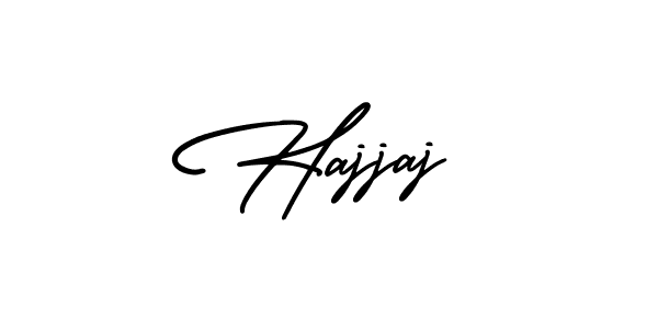 You should practise on your own different ways (AmerikaSignatureDemo-Regular) to write your name (Hajjaj) in signature. don't let someone else do it for you. Hajjaj signature style 3 images and pictures png