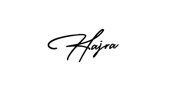 Hajra  stylish signature style. Best Handwritten Sign (AmerikaSignatureDemo-Regular) for my name. Handwritten Signature Collection Ideas for my name Hajra . Hajra  signature style 3 images and pictures png