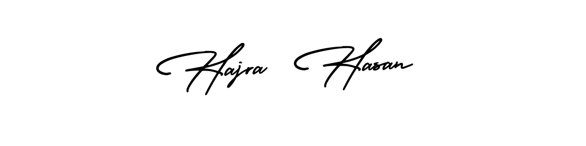 Design your own signature with our free online signature maker. With this signature software, you can create a handwritten (AmerikaSignatureDemo-Regular) signature for name Hajra  Hasan. Hajra  Hasan signature style 3 images and pictures png