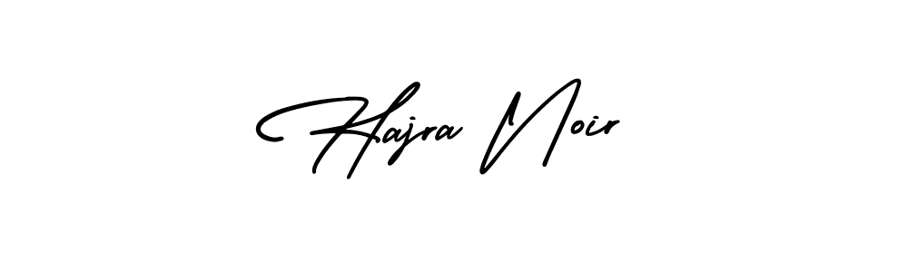 AmerikaSignatureDemo-Regular is a professional signature style that is perfect for those who want to add a touch of class to their signature. It is also a great choice for those who want to make their signature more unique. Get Hajra Noir name to fancy signature for free. Hajra Noir signature style 3 images and pictures png