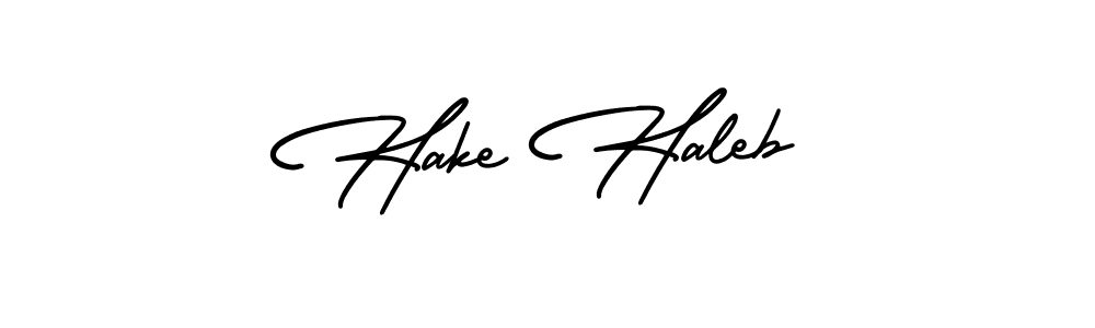 Also we have Hake Haleb name is the best signature style. Create professional handwritten signature collection using AmerikaSignatureDemo-Regular autograph style. Hake Haleb signature style 3 images and pictures png