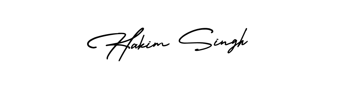 How to make Hakim Singh signature? AmerikaSignatureDemo-Regular is a professional autograph style. Create handwritten signature for Hakim Singh name. Hakim Singh signature style 3 images and pictures png