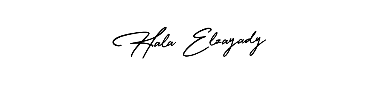 It looks lik you need a new signature style for name Hala Elzayady. Design unique handwritten (AmerikaSignatureDemo-Regular) signature with our free signature maker in just a few clicks. Hala Elzayady signature style 3 images and pictures png