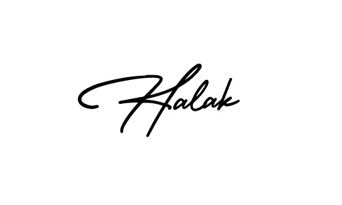 The best way (AmerikaSignatureDemo-Regular) to make a short signature is to pick only two or three words in your name. The name Halak include a total of six letters. For converting this name. Halak signature style 3 images and pictures png