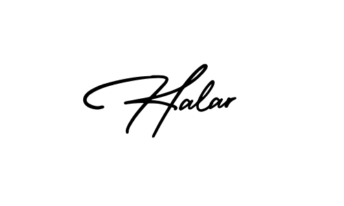 How to make Halar signature? AmerikaSignatureDemo-Regular is a professional autograph style. Create handwritten signature for Halar name. Halar signature style 3 images and pictures png