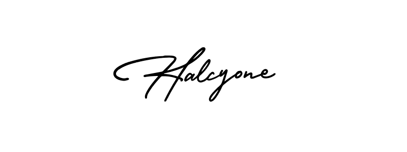 How to Draw Halcyone signature style? AmerikaSignatureDemo-Regular is a latest design signature styles for name Halcyone. Halcyone signature style 3 images and pictures png
