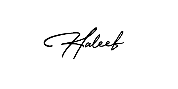 Make a beautiful signature design for name Haleef. Use this online signature maker to create a handwritten signature for free. Haleef signature style 3 images and pictures png