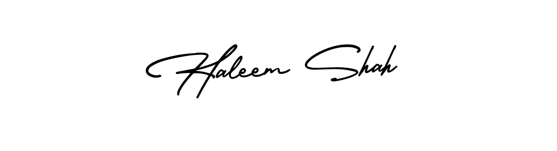 AmerikaSignatureDemo-Regular is a professional signature style that is perfect for those who want to add a touch of class to their signature. It is also a great choice for those who want to make their signature more unique. Get Haleem Shah name to fancy signature for free. Haleem Shah signature style 3 images and pictures png