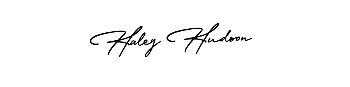 Best and Professional Signature Style for Haley Hudson. AmerikaSignatureDemo-Regular Best Signature Style Collection. Haley Hudson signature style 3 images and pictures png