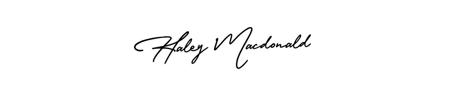 Make a beautiful signature design for name Haley Macdonald. Use this online signature maker to create a handwritten signature for free. Haley Macdonald signature style 3 images and pictures png