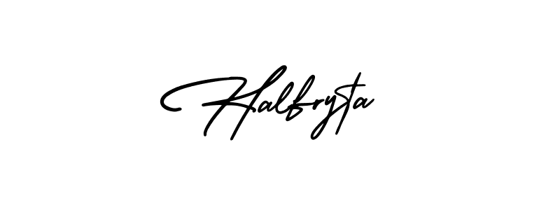 Also You can easily find your signature by using the search form. We will create Halfryta name handwritten signature images for you free of cost using AmerikaSignatureDemo-Regular sign style. Halfryta signature style 3 images and pictures png