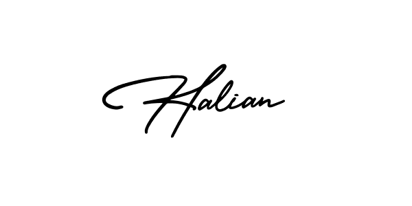 Also You can easily find your signature by using the search form. We will create Halian name handwritten signature images for you free of cost using AmerikaSignatureDemo-Regular sign style. Halian signature style 3 images and pictures png