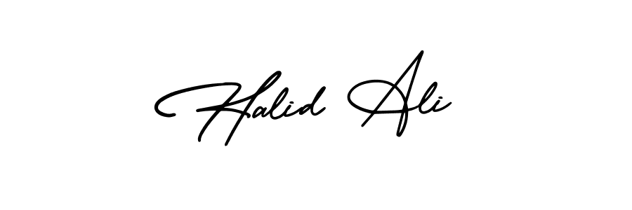 Best and Professional Signature Style for Halid Ali. AmerikaSignatureDemo-Regular Best Signature Style Collection. Halid Ali signature style 3 images and pictures png