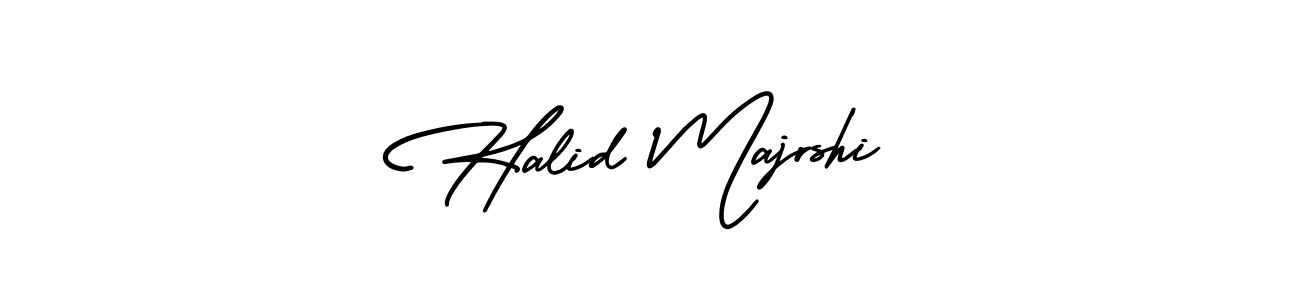 Design your own signature with our free online signature maker. With this signature software, you can create a handwritten (AmerikaSignatureDemo-Regular) signature for name Halid Majrshi. Halid Majrshi signature style 3 images and pictures png