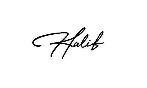 Also we have Halif name is the best signature style. Create professional handwritten signature collection using AmerikaSignatureDemo-Regular autograph style. Halif signature style 3 images and pictures png