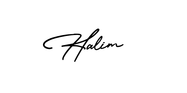 How to make Halim  signature? AmerikaSignatureDemo-Regular is a professional autograph style. Create handwritten signature for Halim  name. Halim  signature style 3 images and pictures png