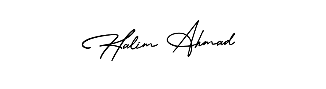 Also we have Halim Ahmad name is the best signature style. Create professional handwritten signature collection using AmerikaSignatureDemo-Regular autograph style. Halim Ahmad signature style 3 images and pictures png