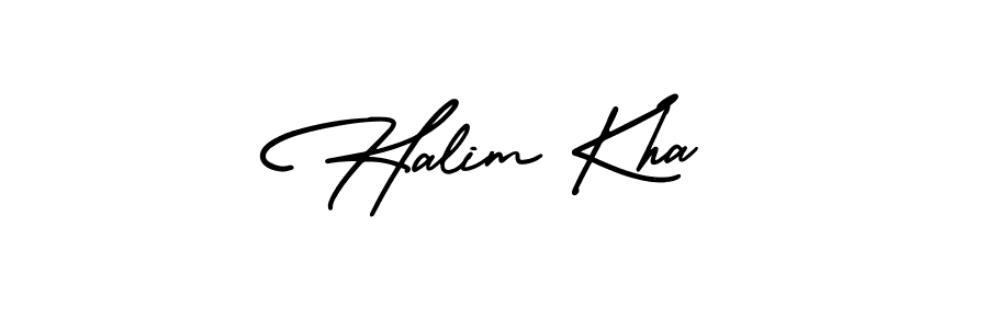 Make a beautiful signature design for name Halim Kha. Use this online signature maker to create a handwritten signature for free. Halim Kha signature style 3 images and pictures png