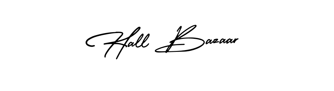 You should practise on your own different ways (AmerikaSignatureDemo-Regular) to write your name (Hall Bazaar) in signature. don't let someone else do it for you. Hall Bazaar signature style 3 images and pictures png