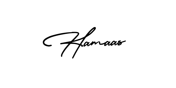 Hamaas stylish signature style. Best Handwritten Sign (AmerikaSignatureDemo-Regular) for my name. Handwritten Signature Collection Ideas for my name Hamaas. Hamaas signature style 3 images and pictures png