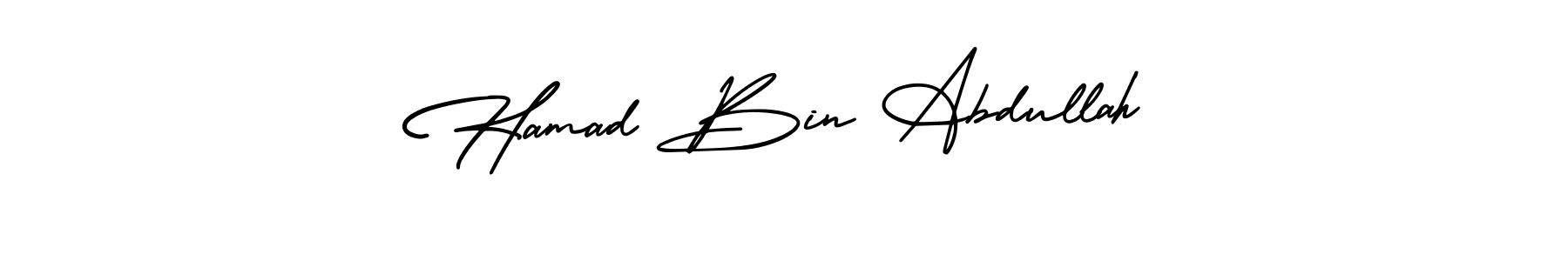 Similarly AmerikaSignatureDemo-Regular is the best handwritten signature design. Signature creator online .You can use it as an online autograph creator for name Hamad Bin Abdullah. Hamad Bin Abdullah signature style 3 images and pictures png