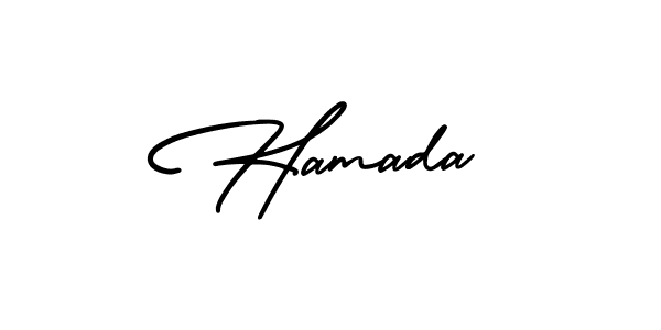 Hamada stylish signature style. Best Handwritten Sign (AmerikaSignatureDemo-Regular) for my name. Handwritten Signature Collection Ideas for my name Hamada. Hamada signature style 3 images and pictures png