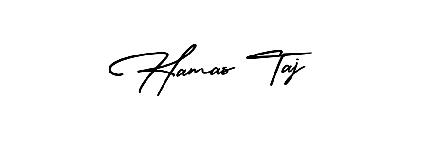 if you are searching for the best signature style for your name Hamas Taj. so please give up your signature search. here we have designed multiple signature styles  using AmerikaSignatureDemo-Regular. Hamas Taj signature style 3 images and pictures png