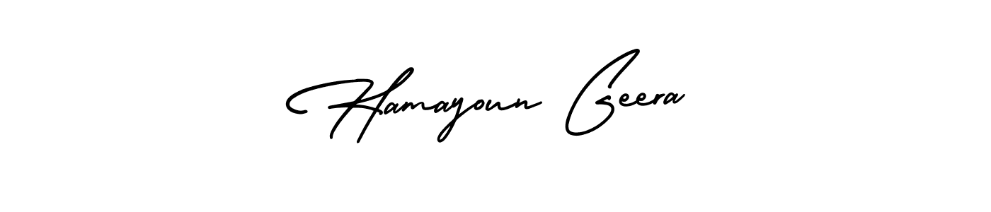 Make a beautiful signature design for name Hamayoun Geera. Use this online signature maker to create a handwritten signature for free. Hamayoun Geera signature style 3 images and pictures png