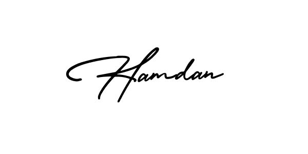 Make a beautiful signature design for name Hamdan. Use this online signature maker to create a handwritten signature for free. Hamdan signature style 3 images and pictures png