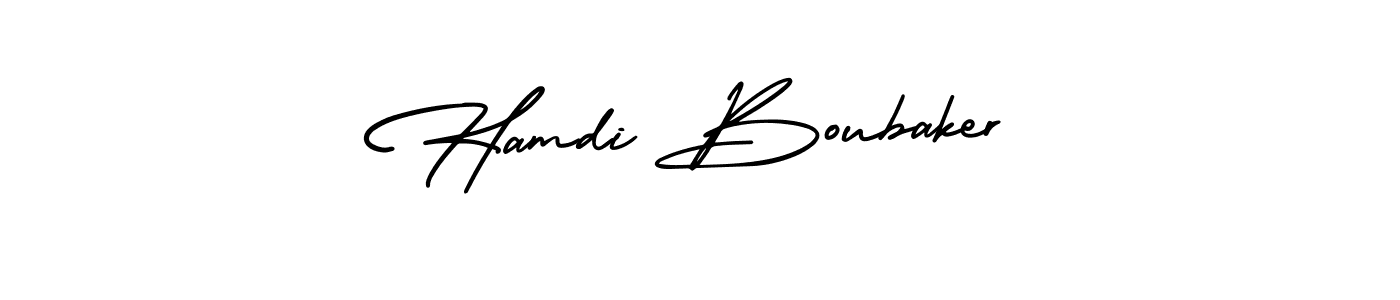 Best and Professional Signature Style for Hamdi Boubaker. AmerikaSignatureDemo-Regular Best Signature Style Collection. Hamdi Boubaker signature style 3 images and pictures png