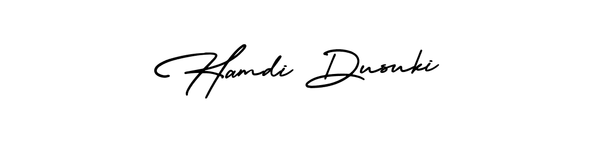 if you are searching for the best signature style for your name Hamdi Dusuki. so please give up your signature search. here we have designed multiple signature styles  using AmerikaSignatureDemo-Regular. Hamdi Dusuki signature style 3 images and pictures png