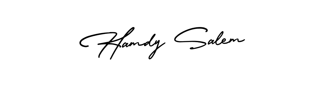 It looks lik you need a new signature style for name Hamdy Salem. Design unique handwritten (AmerikaSignatureDemo-Regular) signature with our free signature maker in just a few clicks. Hamdy Salem signature style 3 images and pictures png