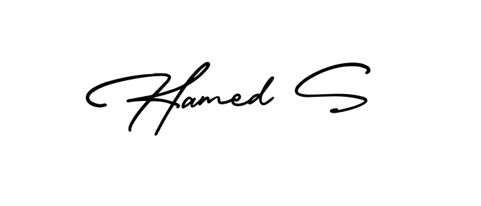 Check out images of Autograph of Hamed S name. Actor Hamed S Signature Style. AmerikaSignatureDemo-Regular is a professional sign style online. Hamed S signature style 3 images and pictures png