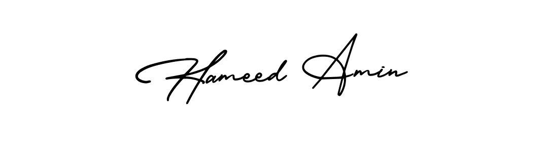 Also You can easily find your signature by using the search form. We will create Hameed Amin name handwritten signature images for you free of cost using AmerikaSignatureDemo-Regular sign style. Hameed Amin signature style 3 images and pictures png