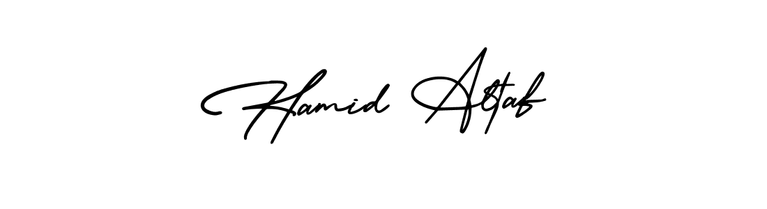 Make a beautiful signature design for name Hamid Altaf. Use this online signature maker to create a handwritten signature for free. Hamid Altaf signature style 3 images and pictures png