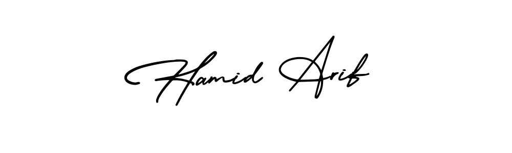 Check out images of Autograph of Hamid Arif name. Actor Hamid Arif Signature Style. AmerikaSignatureDemo-Regular is a professional sign style online. Hamid Arif signature style 3 images and pictures png