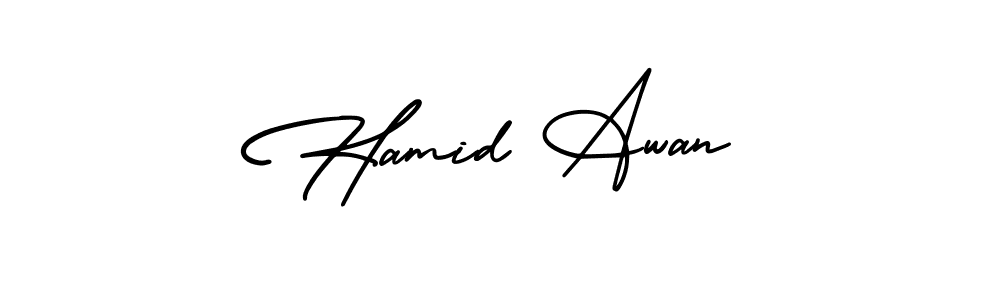 if you are searching for the best signature style for your name Hamid Awan. so please give up your signature search. here we have designed multiple signature styles  using AmerikaSignatureDemo-Regular. Hamid Awan signature style 3 images and pictures png