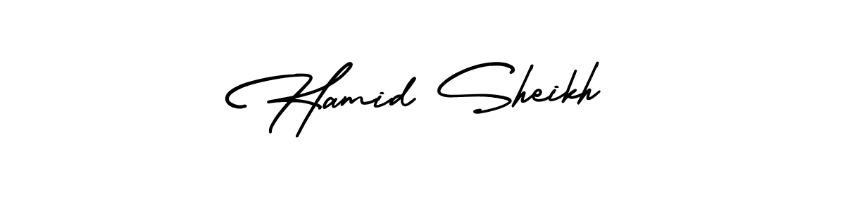 Once you've used our free online signature maker to create your best signature AmerikaSignatureDemo-Regular style, it's time to enjoy all of the benefits that Hamid Sheikh name signing documents. Hamid Sheikh signature style 3 images and pictures png