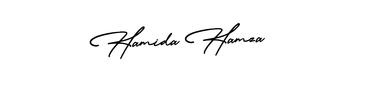 Also You can easily find your signature by using the search form. We will create Hamida Hamza name handwritten signature images for you free of cost using AmerikaSignatureDemo-Regular sign style. Hamida Hamza signature style 3 images and pictures png