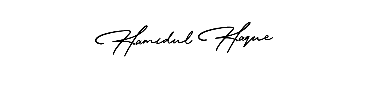 Similarly AmerikaSignatureDemo-Regular is the best handwritten signature design. Signature creator online .You can use it as an online autograph creator for name Hamidul Haque. Hamidul Haque signature style 3 images and pictures png